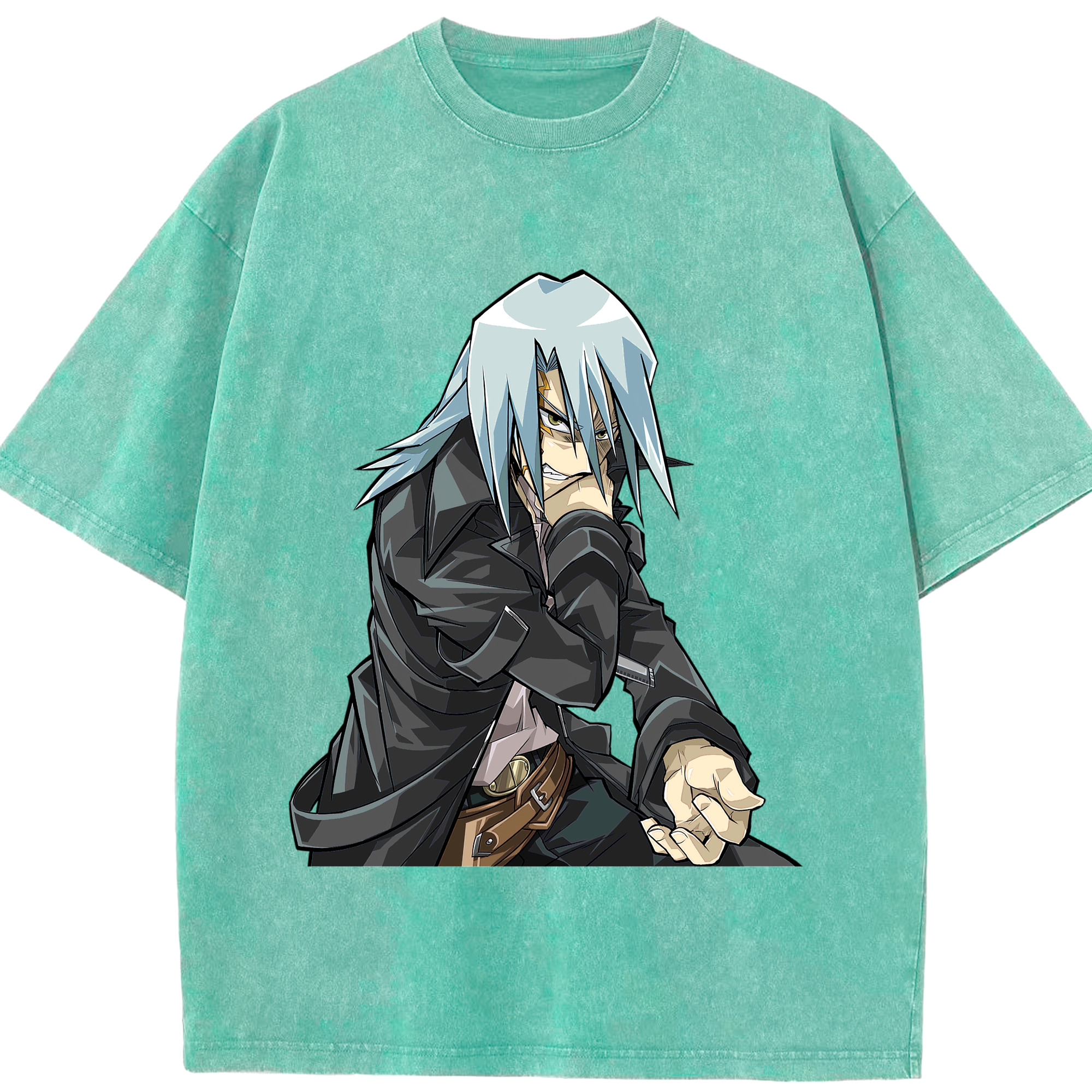 （画像用） 遊☆戯☆王 Yu-Gi-Oh! 綿100% ヴィンテージ風 半袖Tシャツ（フロントプリント）
